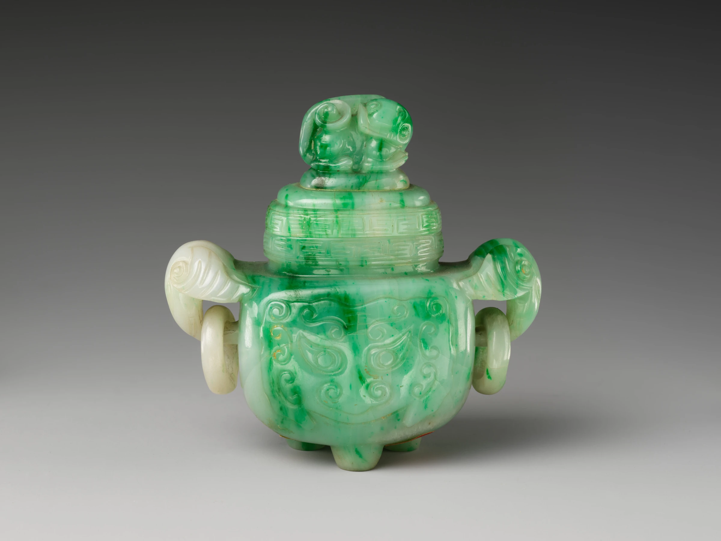 Incense burner, Jadeite